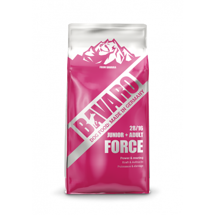 Повноцінний корм для молодих та дорослих собак преміум класу Баваро Форсе/ Bavaro Force.